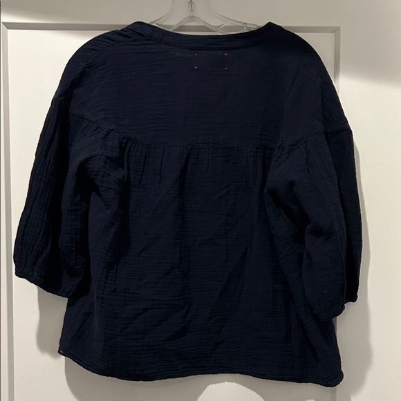 XiRENA Deep Blue Blouse - Picture 2 of 3